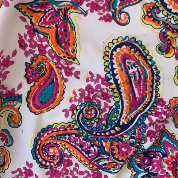 Women’s Hilor Paisley Halter Top One Piece Swimsuit Size 18 - Picture 4 of 12